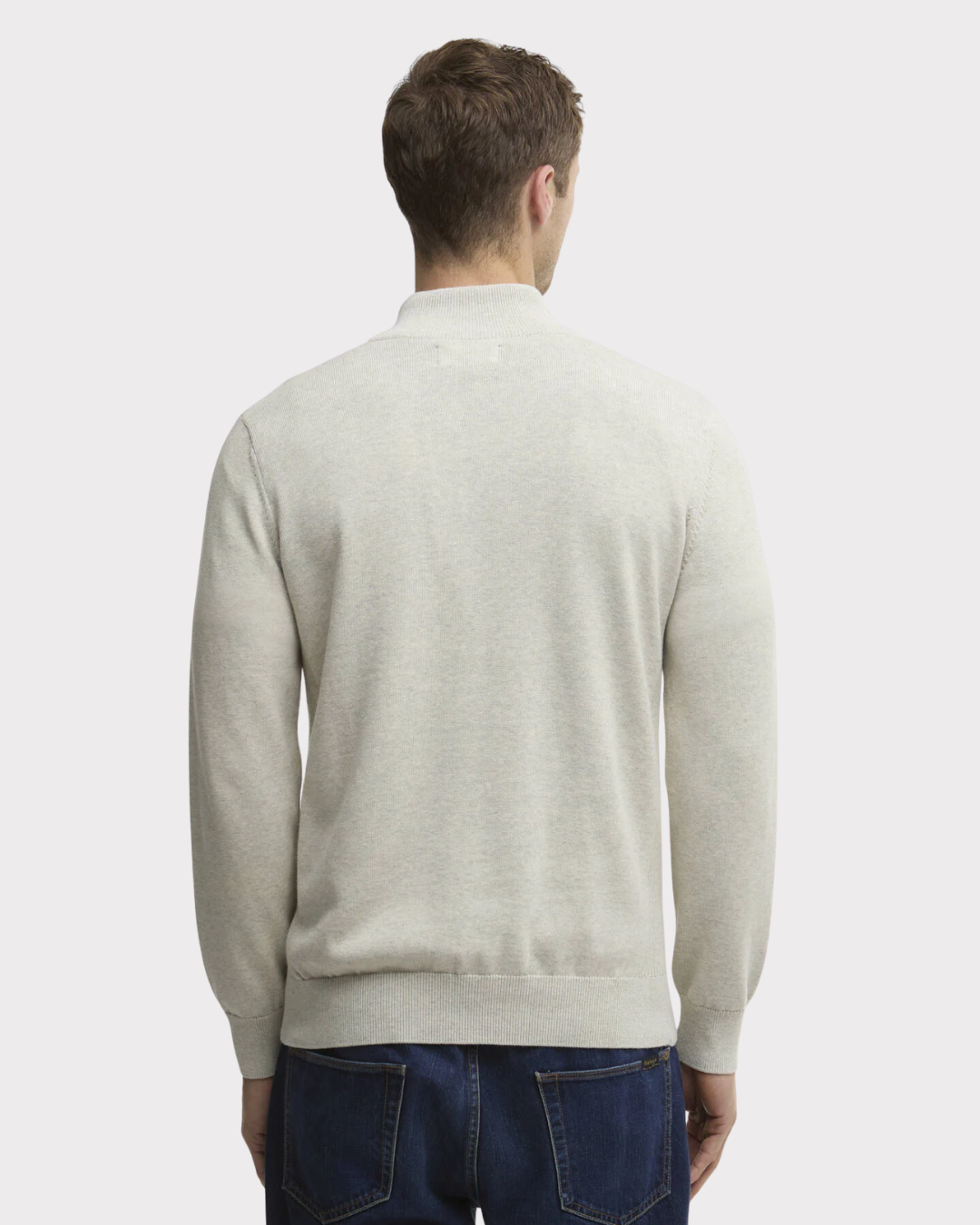 Cotton Quarter-Zip Jumper-Genser-Barbour-Aandahls