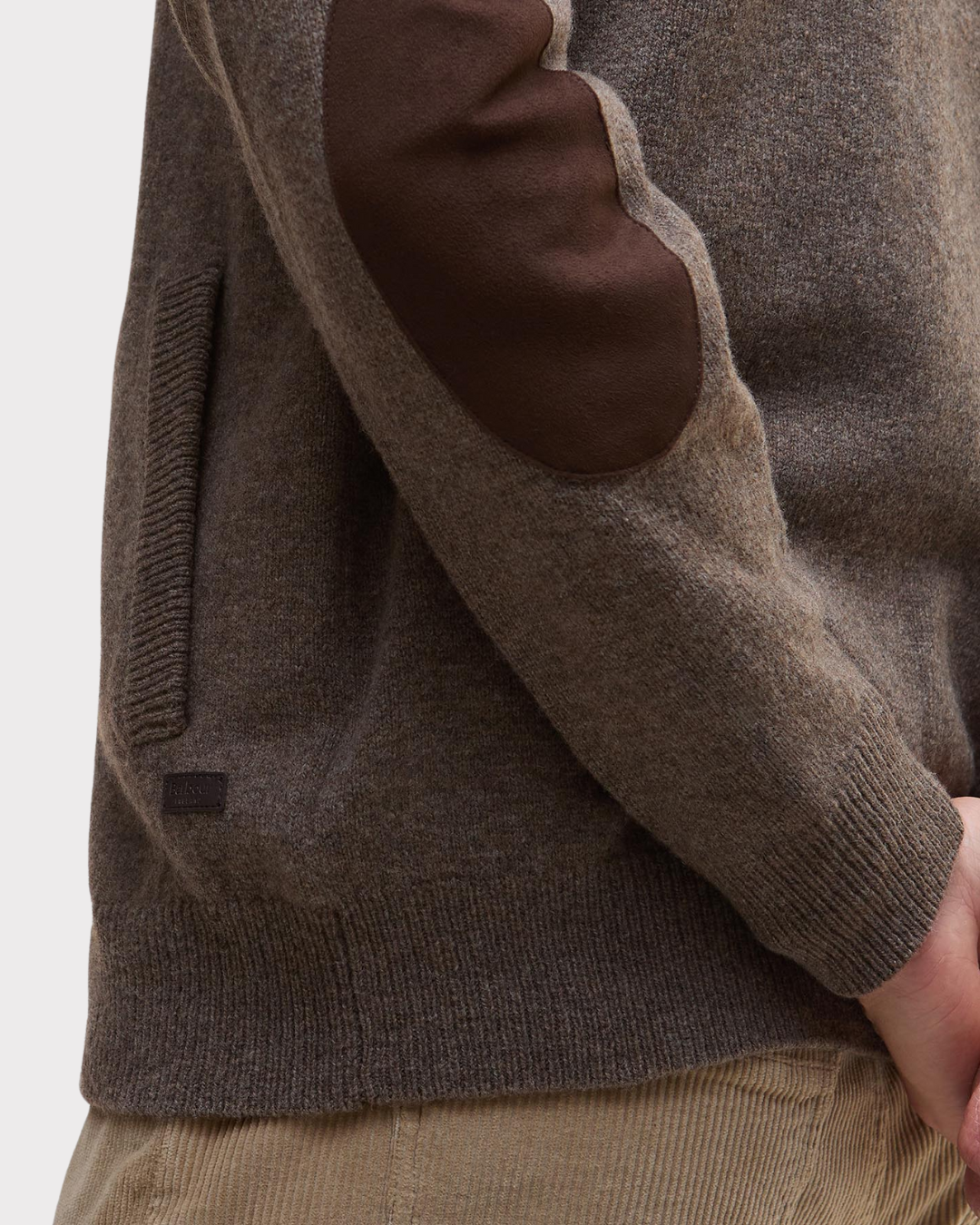 Essentail Patch Zip-Cardigan-Barbour-Aandahls