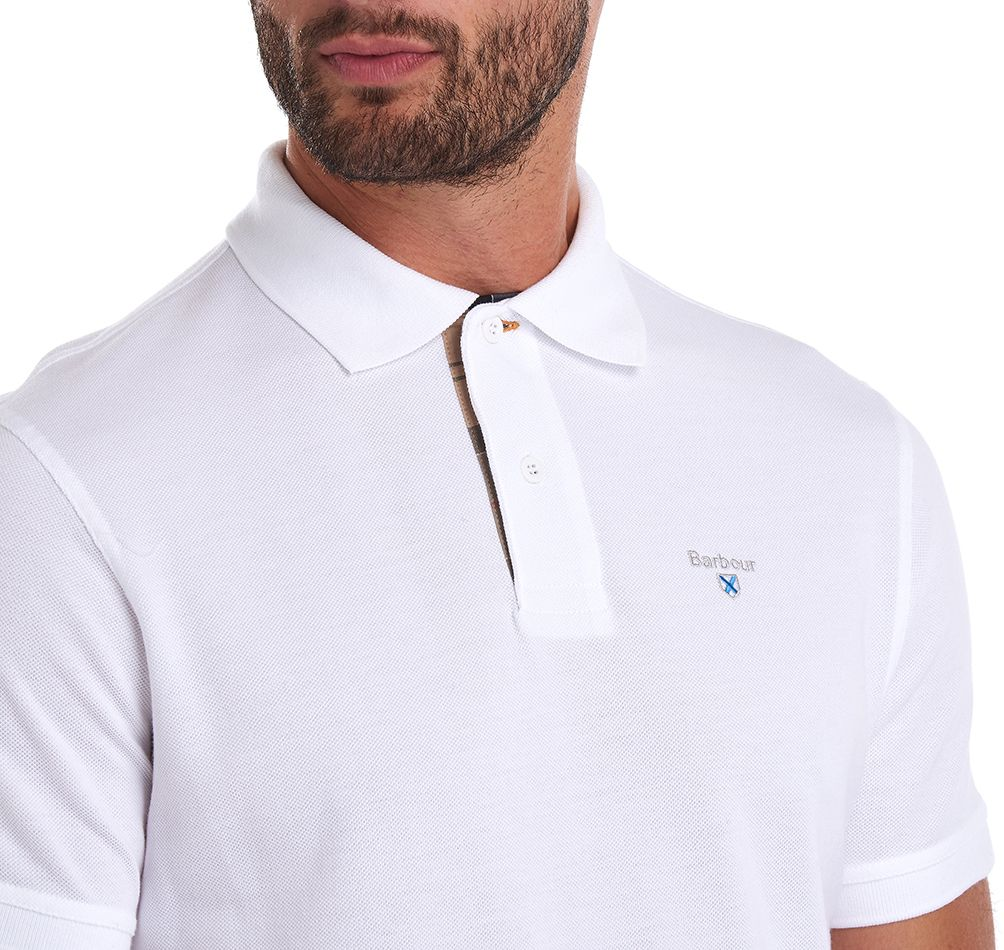 Tartan Pique Polo-T-shirt-Barbour-Aandahls