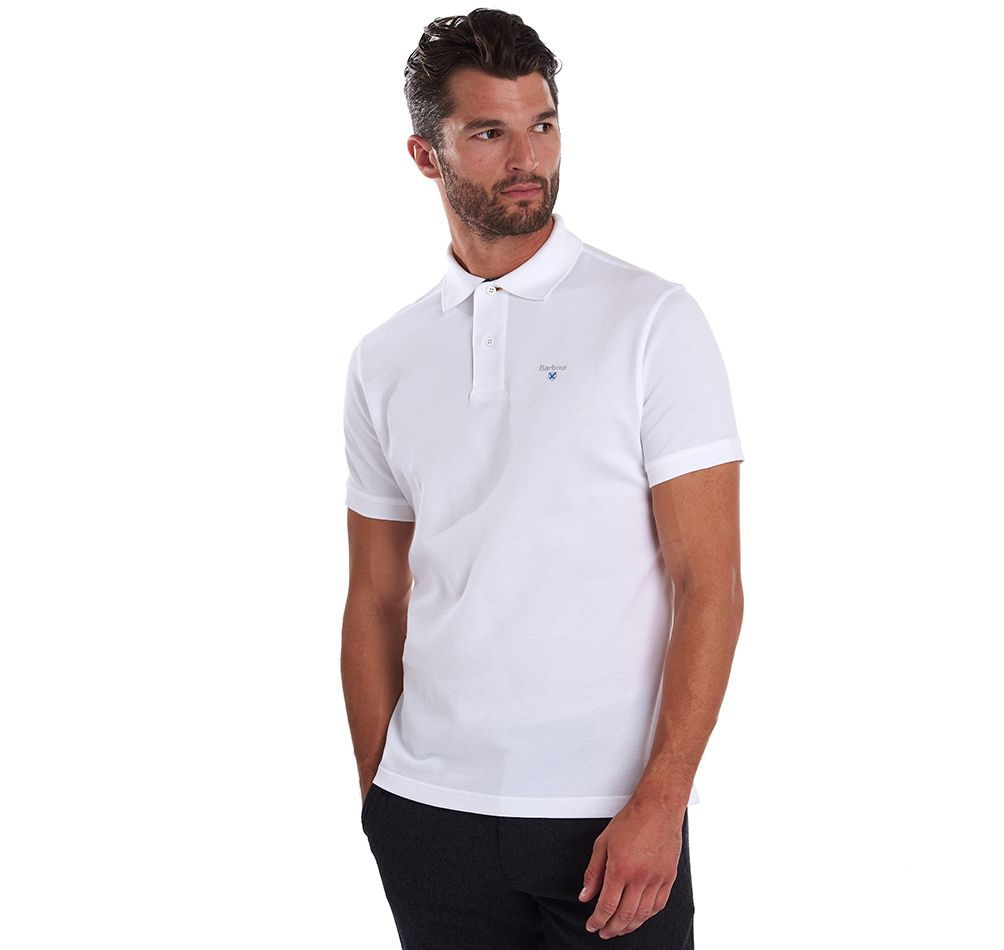 Tartan Pique Polo-T-shirt-Barbour-Aandahls