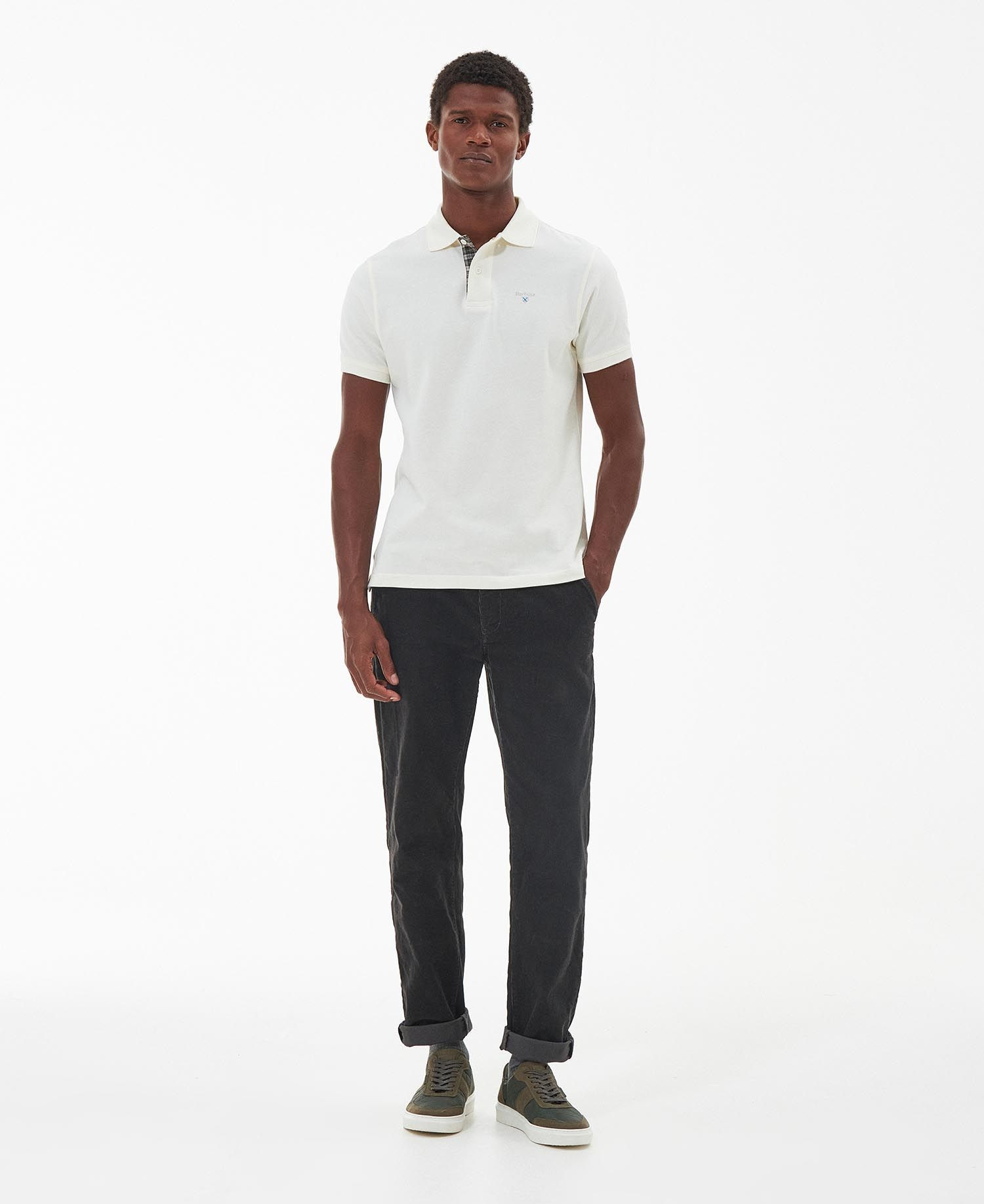 Tartan Pique Polo-T-shirt-Barbour-Aandahls