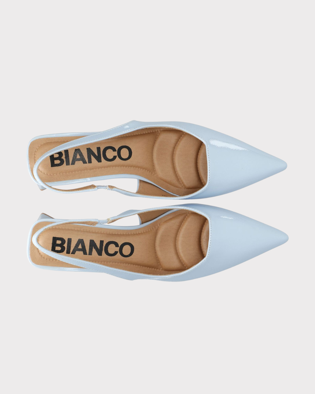 Maralyn Slingback Patent-Sko-Bianco-Aandahls
