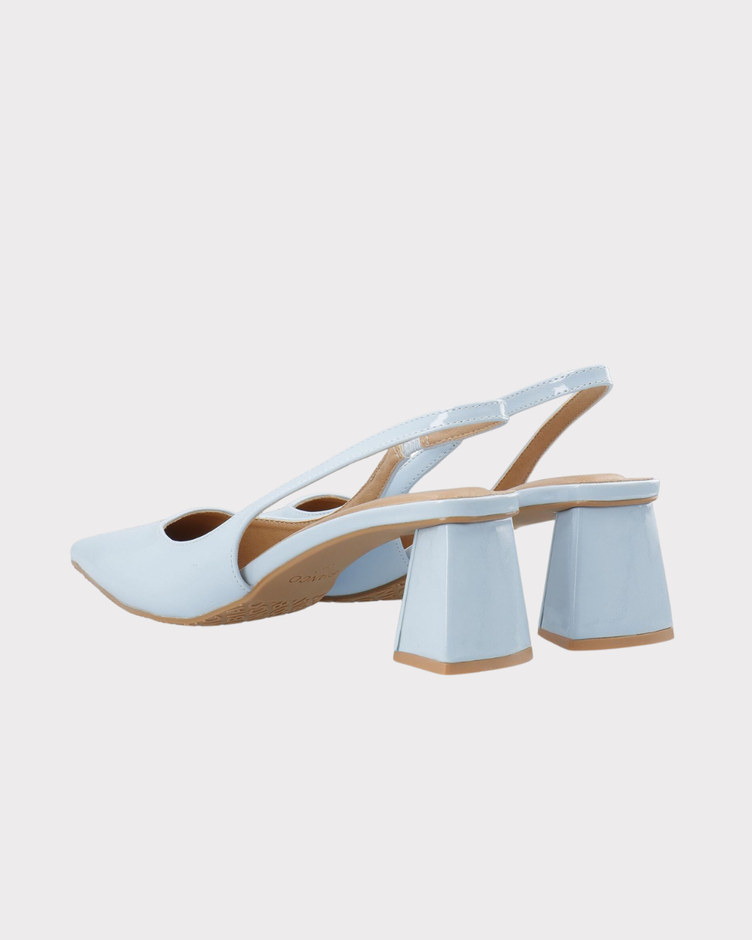 Maralyn Slingback Patent-Sko-Bianco-Aandahls