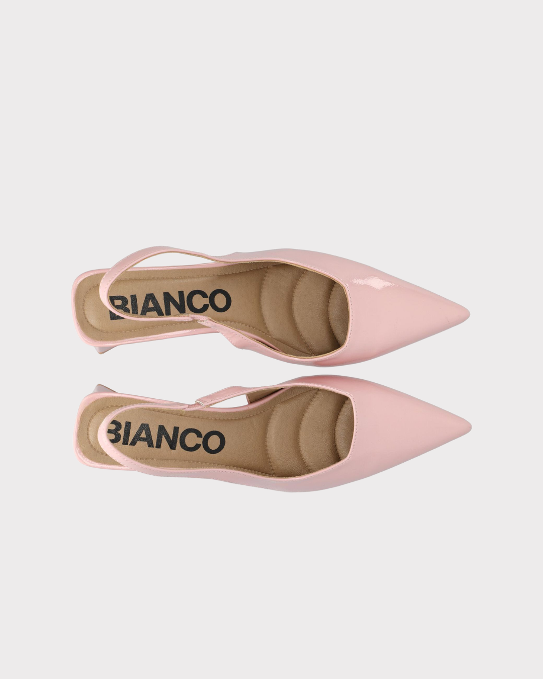 Maralyn Slingback Patent-Sko-Bianco-Aandahls