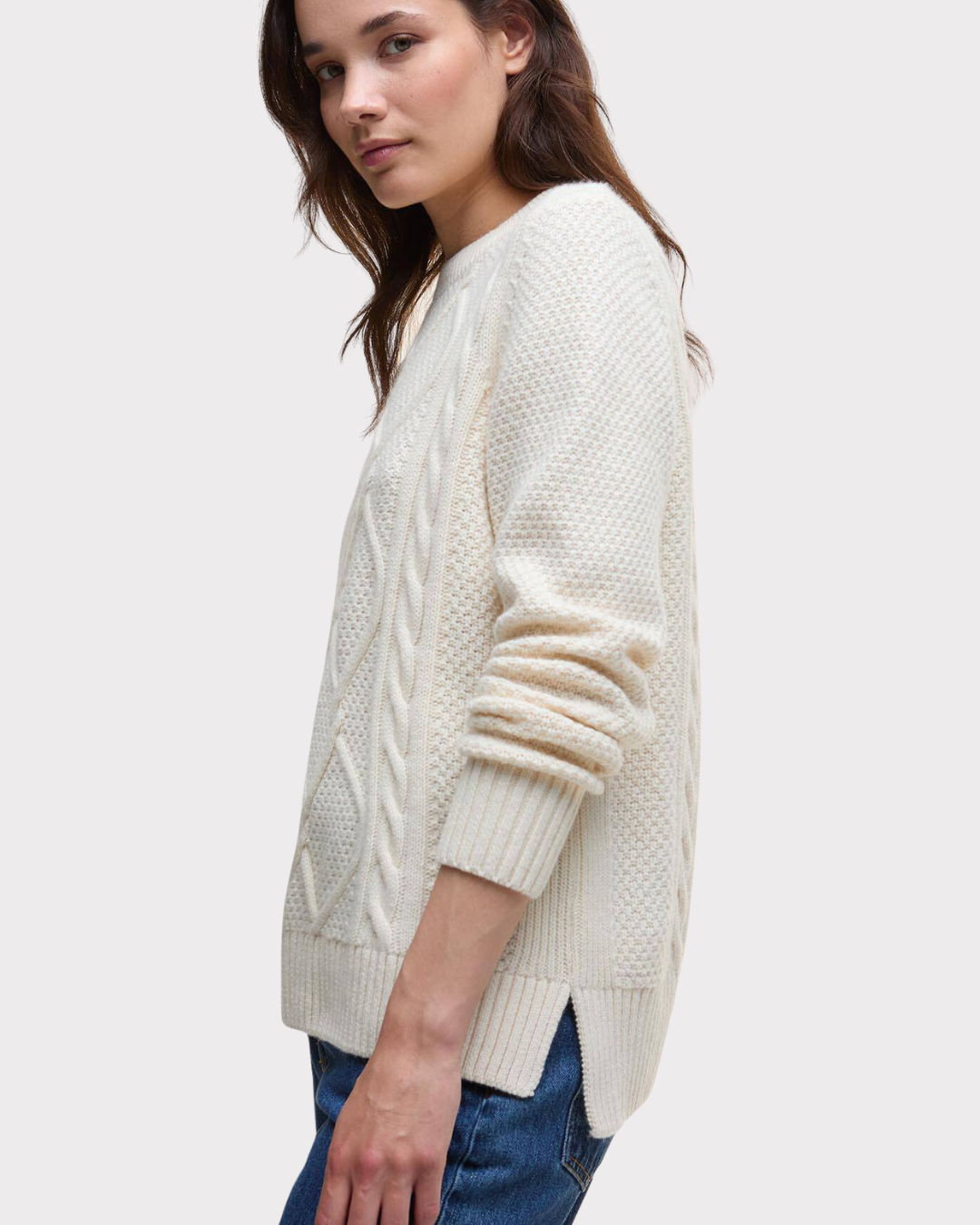 burne crew knitted jump-Genser-Barbour-Aandahls