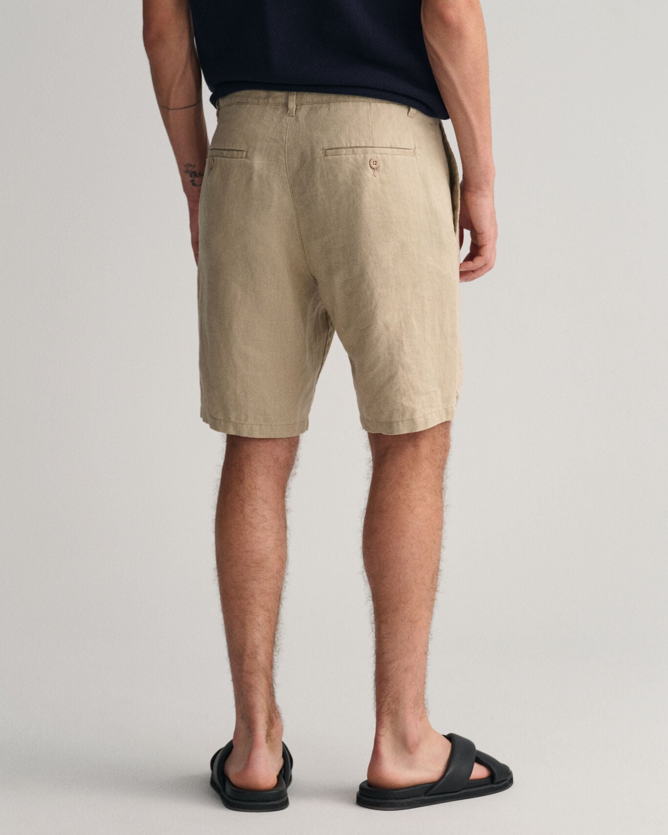 RELAXED LINEN DS SHORTS