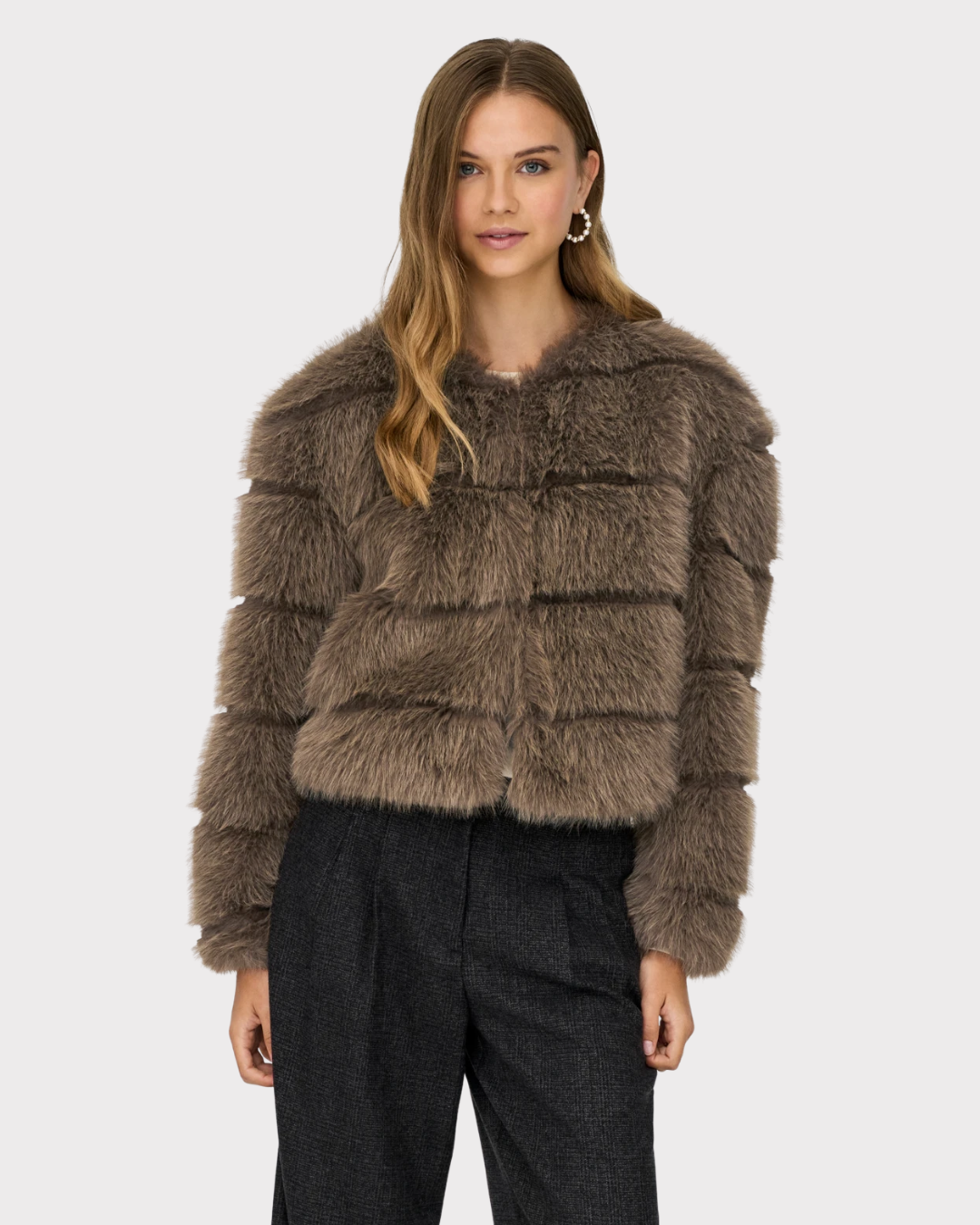 JDYOFELIA FAUX FUR JACKET OTW SIE