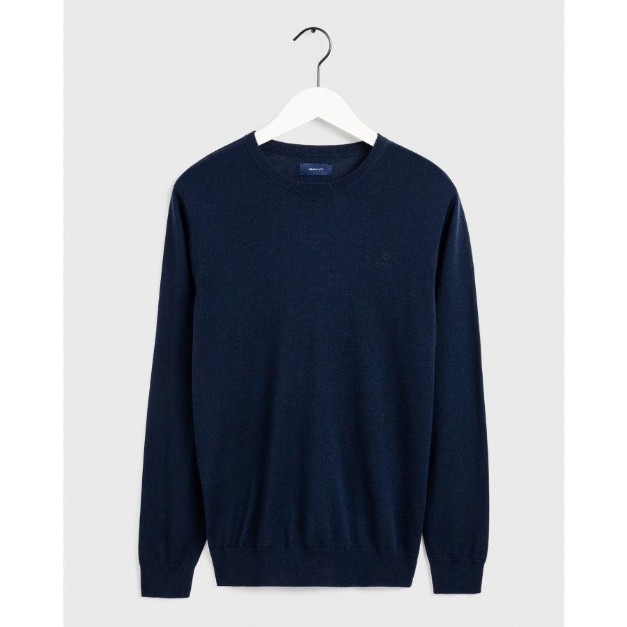 Washable merino c-neck