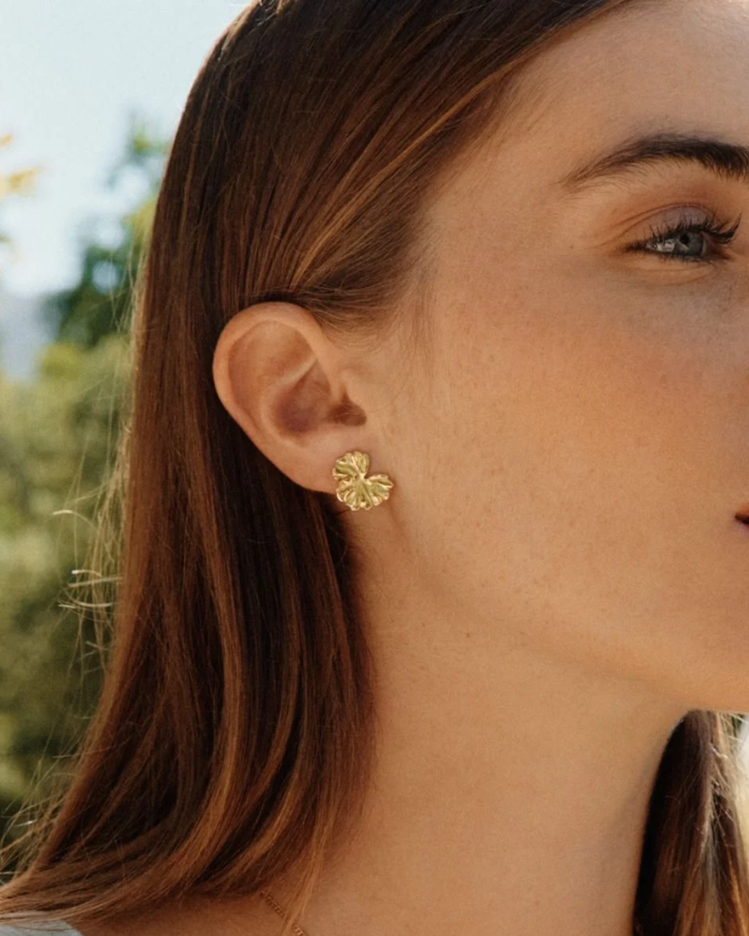 Gerana Studs S Gold