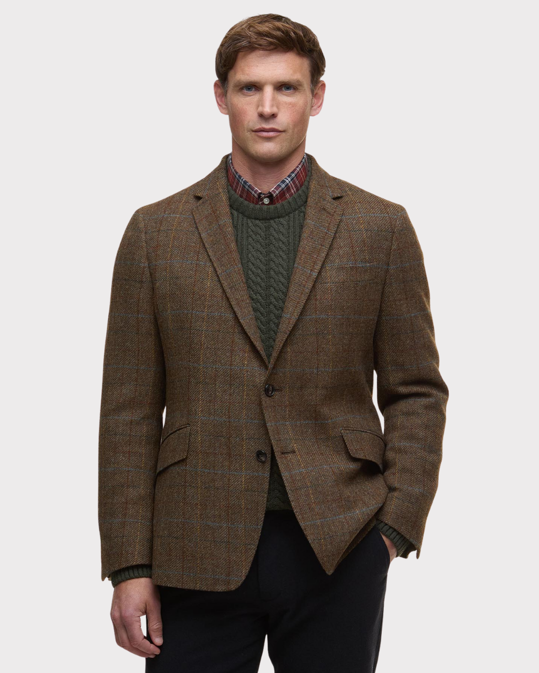 Sullivan Moons Check Blazer