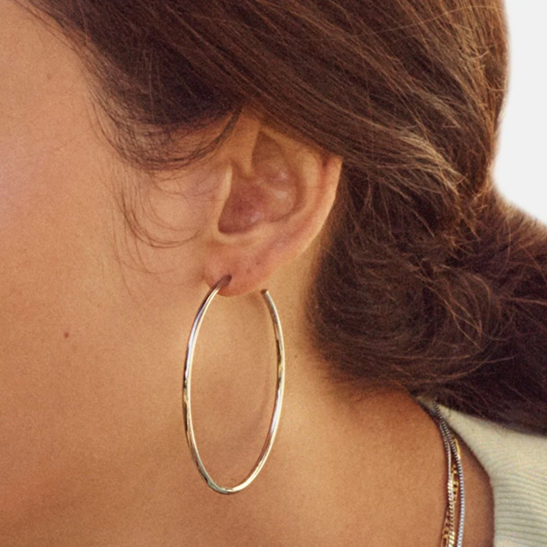 Hoops earring large-Smykke-Edblad-Aandahls