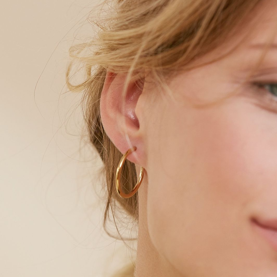 Hoops earrings medium