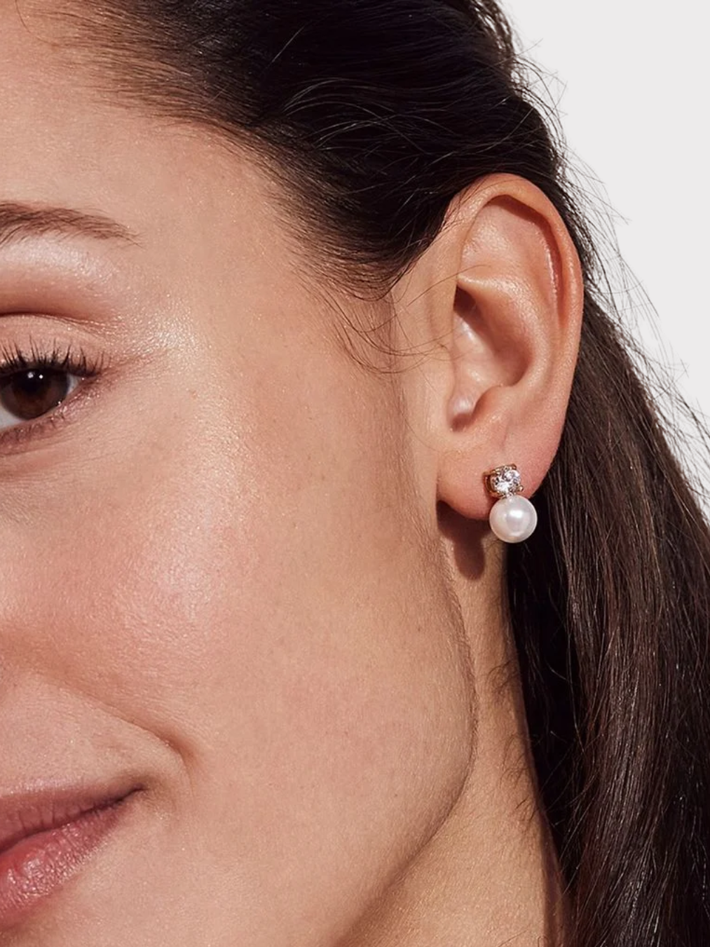 Luna Studs L Gold-Smykke-Edblad-Aandahls