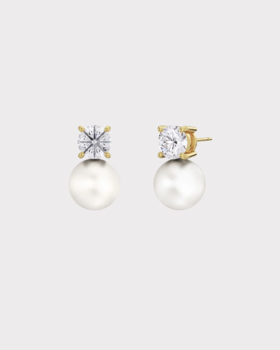Luna Studs L Gold-Smykke-Edblad-Aandahls