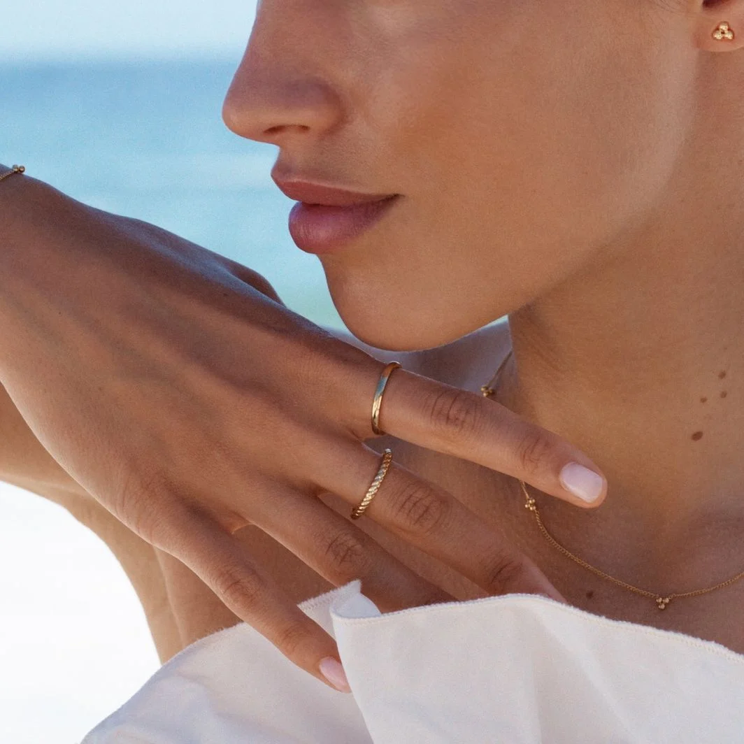 Rope Ring Gold-Tilbehør-Edblad-Aandahls