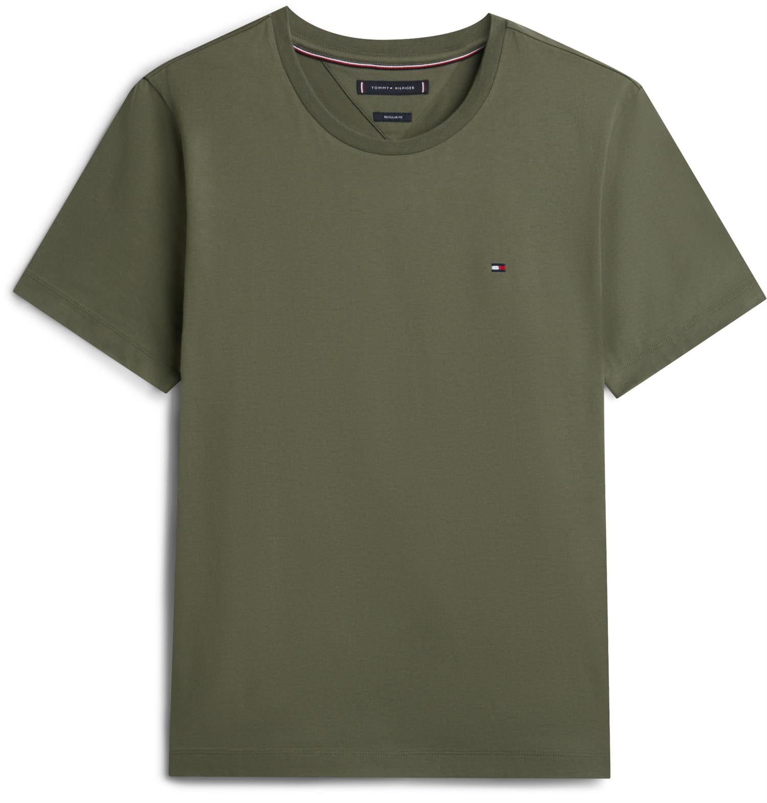 ess seasonal reg fit solid tee-T-shirt-Tommy Hilfiger-Aandahls