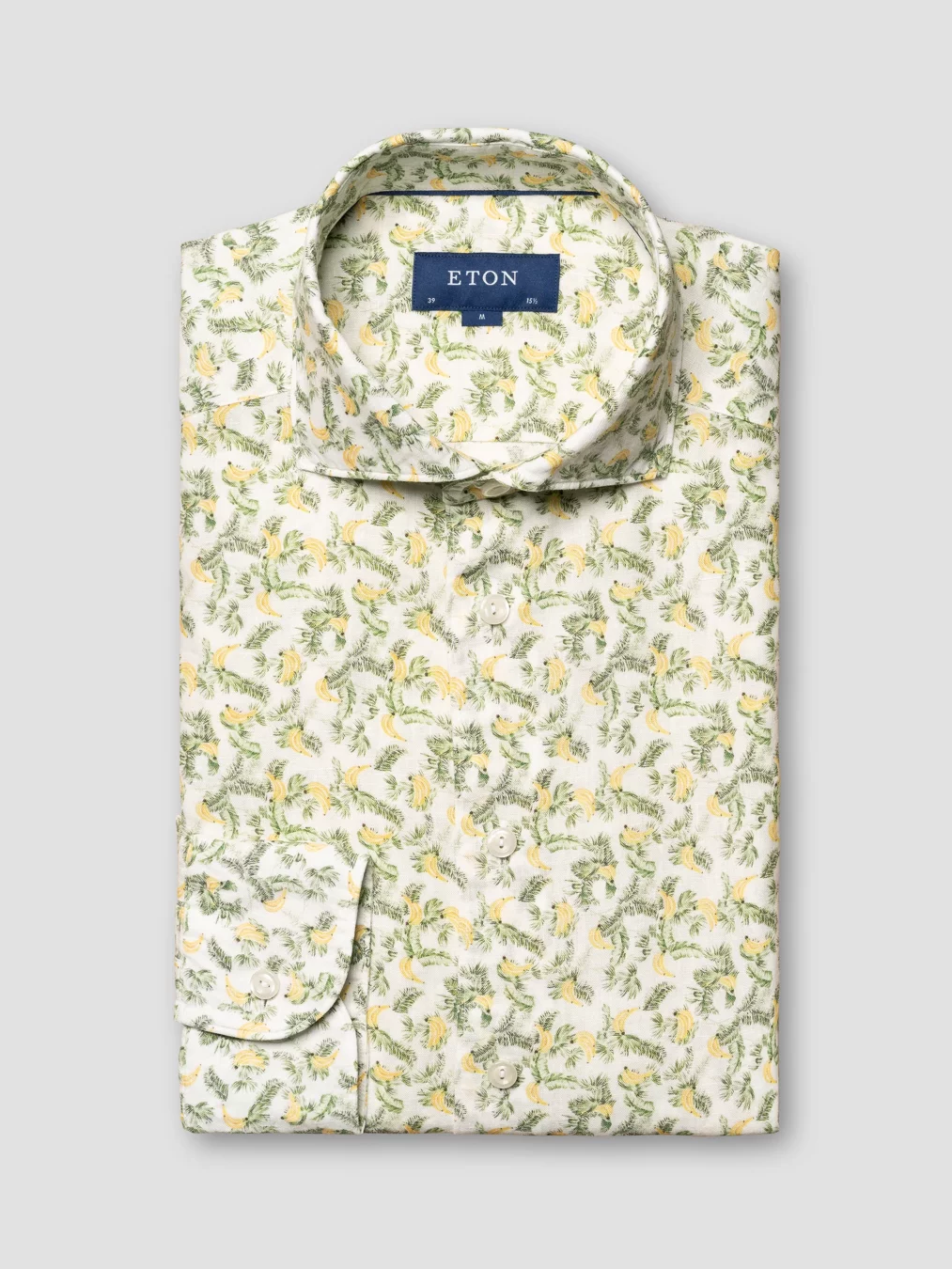 Banana linen shirt-Skjorte-Eton Shirt-Aandahls