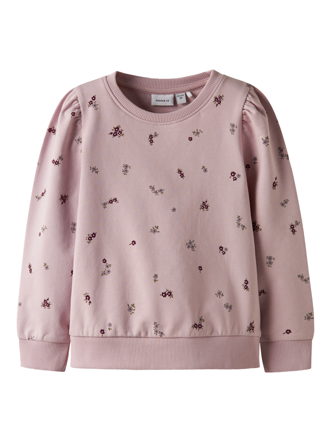 Nmflower Ls Sweat Bru
