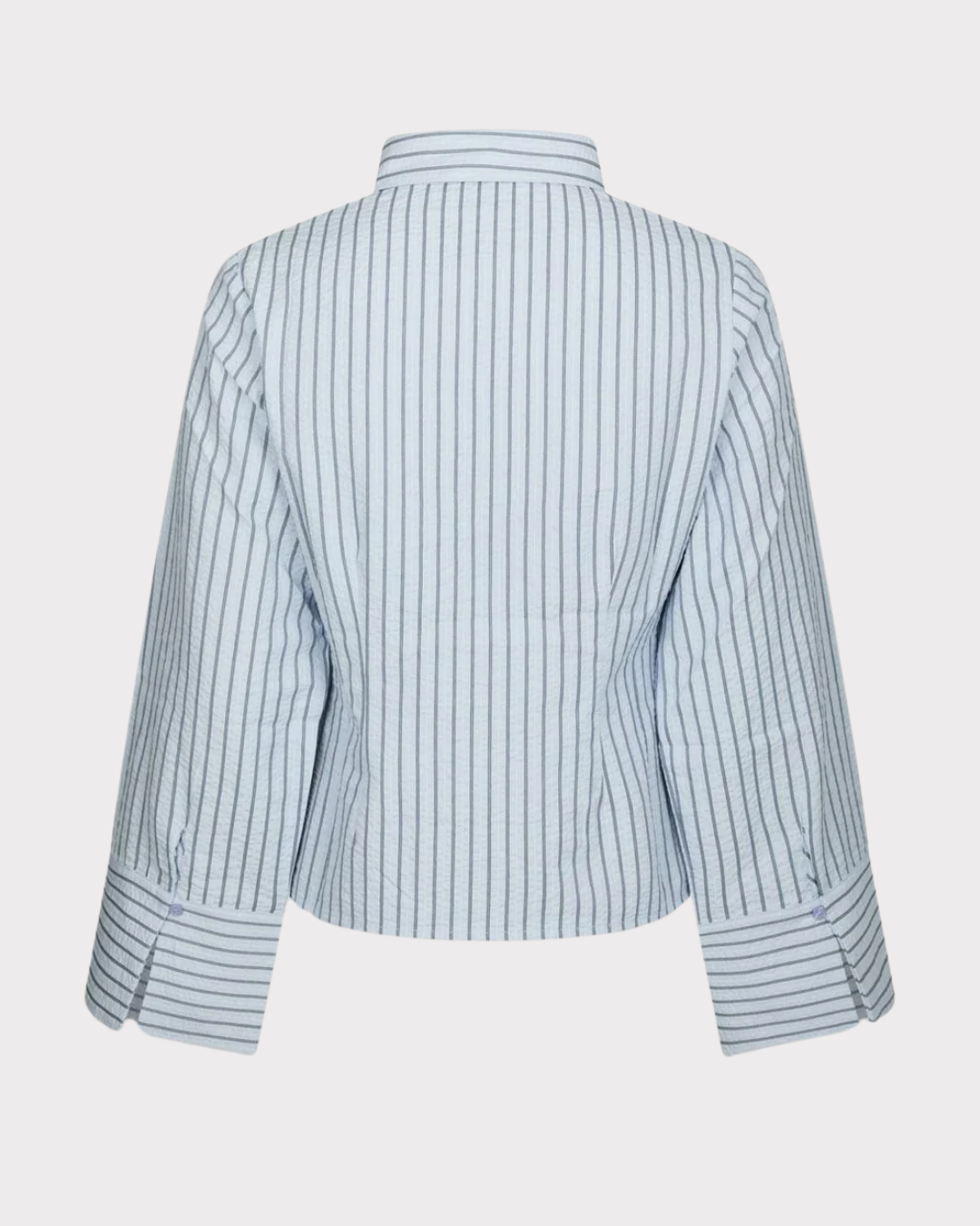 Rosa Striped Crepe Shirt