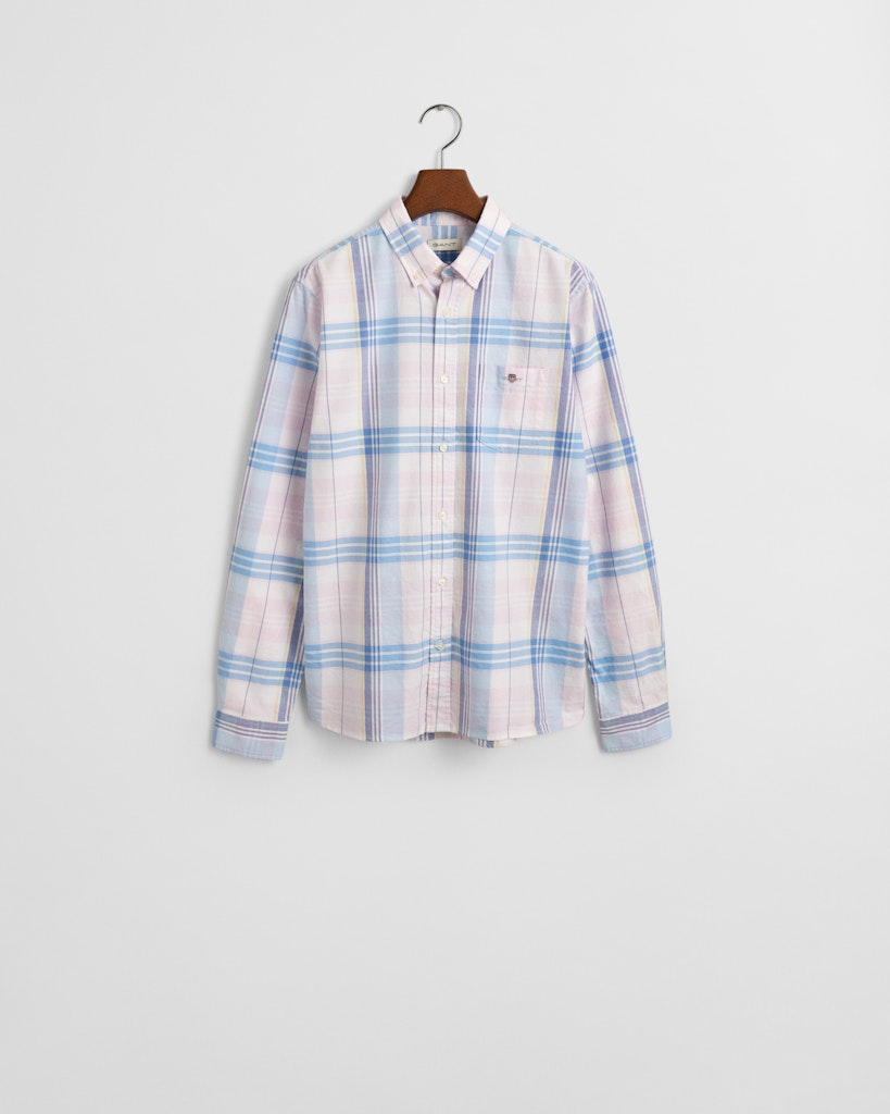 checked oxford bd ls shirt