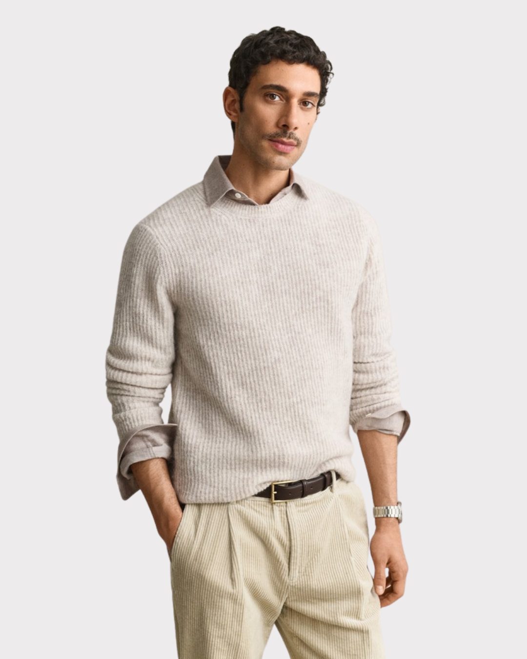 Alpaca Rib C-Neck