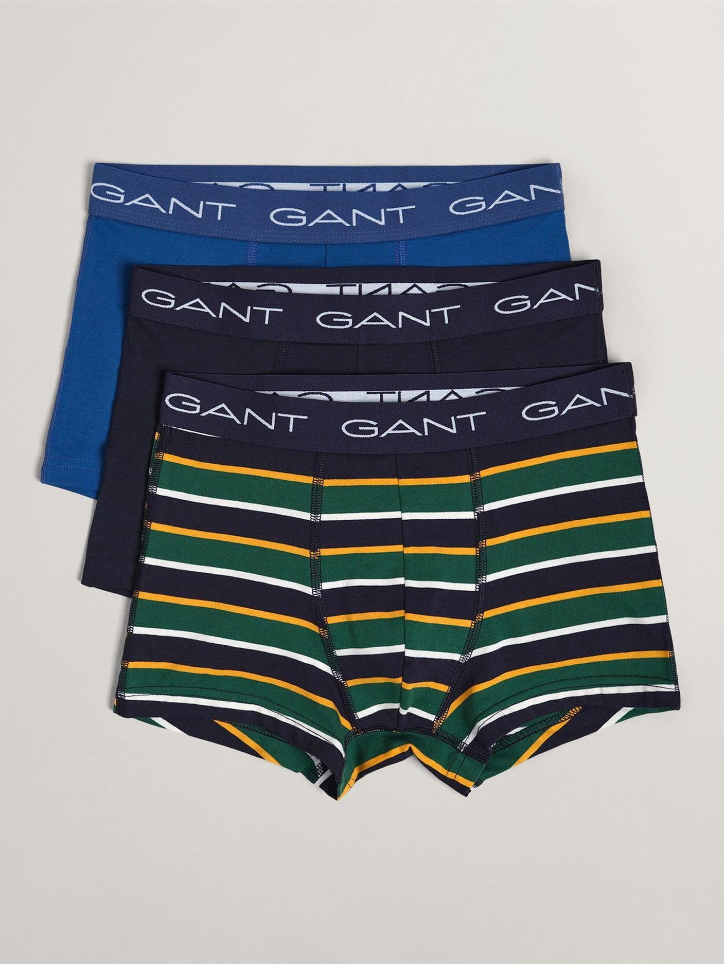 Boys stripe trunk, 3 pack-Diverse undertøy-Gant-Aandahls