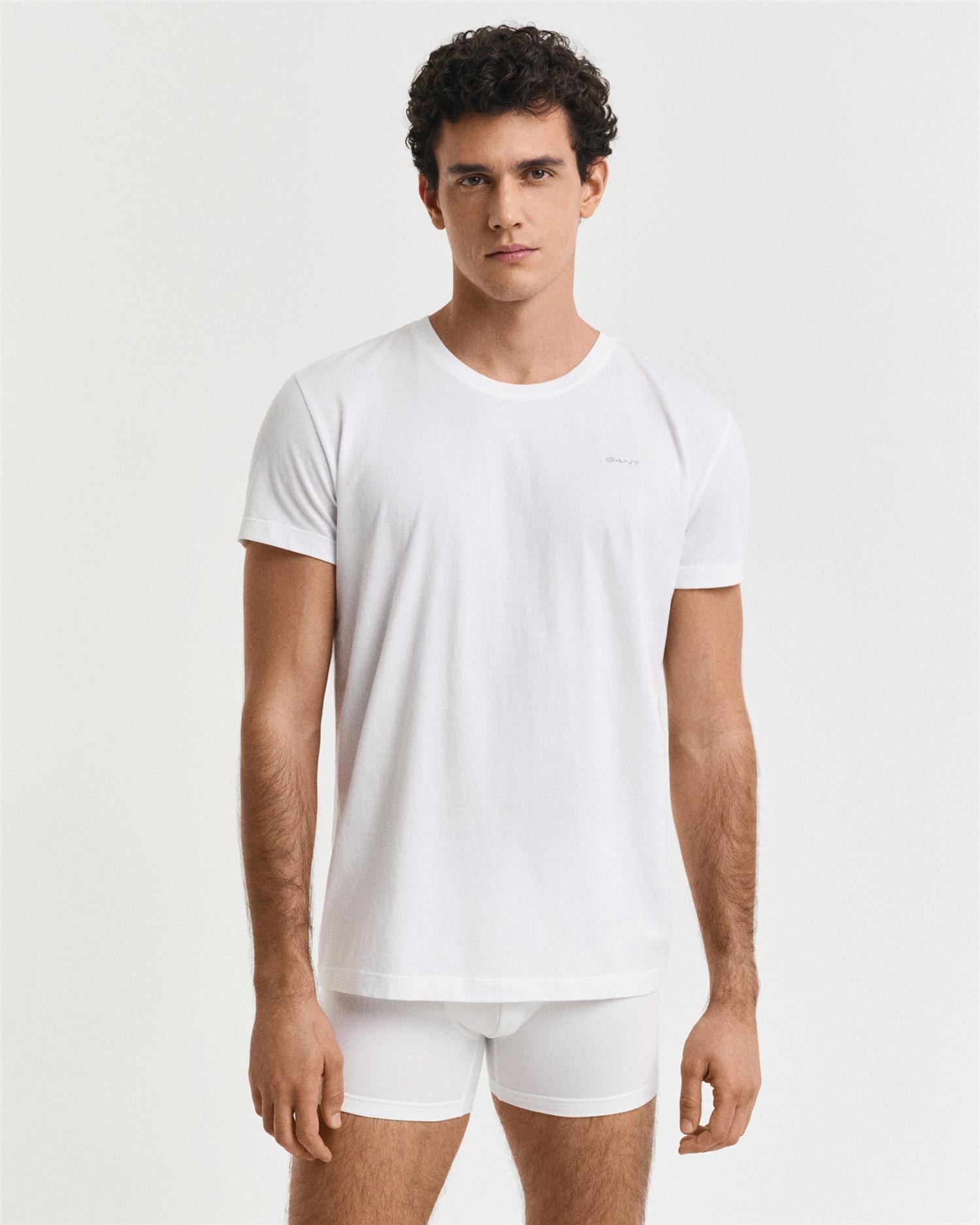 c-neck t-shirt 2pk-T-shirt-Gant-Aandahls
