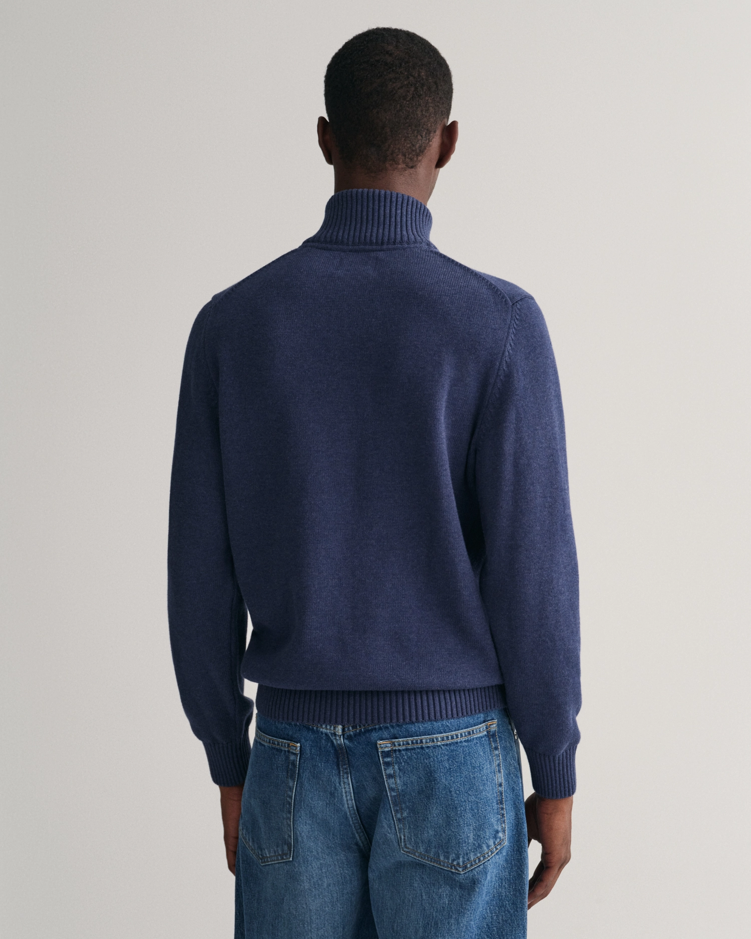 casual cotton halfzip-Genser-Gant-Aandahls