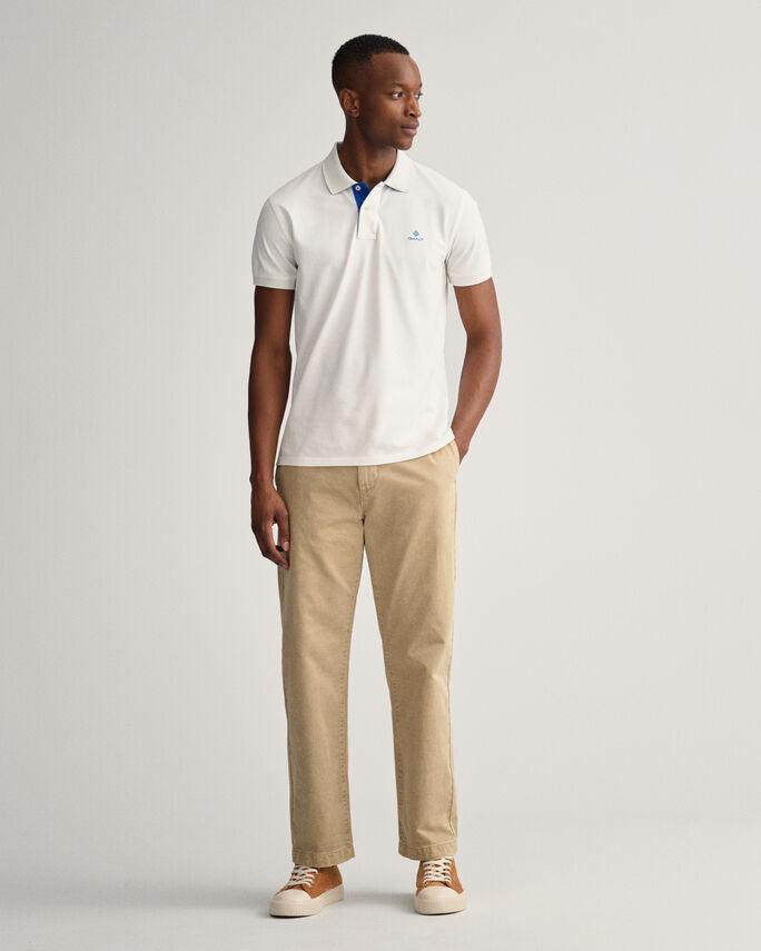 CONTRAST COLLAR PIQUE SS RUGGER-Pique-Gant-Aandahls