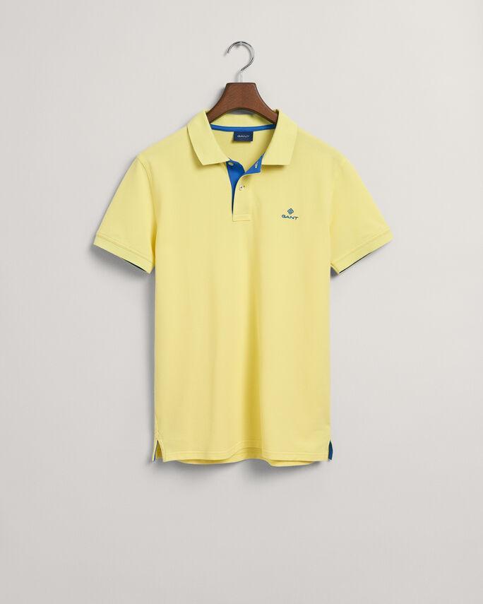 CONTRAST COLLAR PIQUE SS RUGGER-Pique-Gant-Aandahls