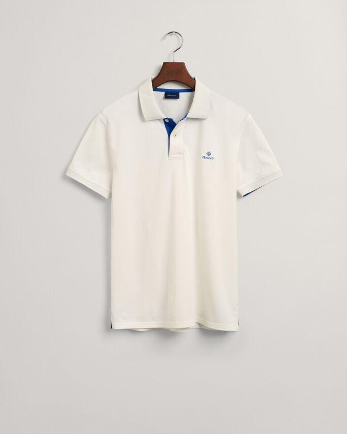 CONTRAST COLLAR PIQUE SS RUGGER-Pique-Gant-Aandahls