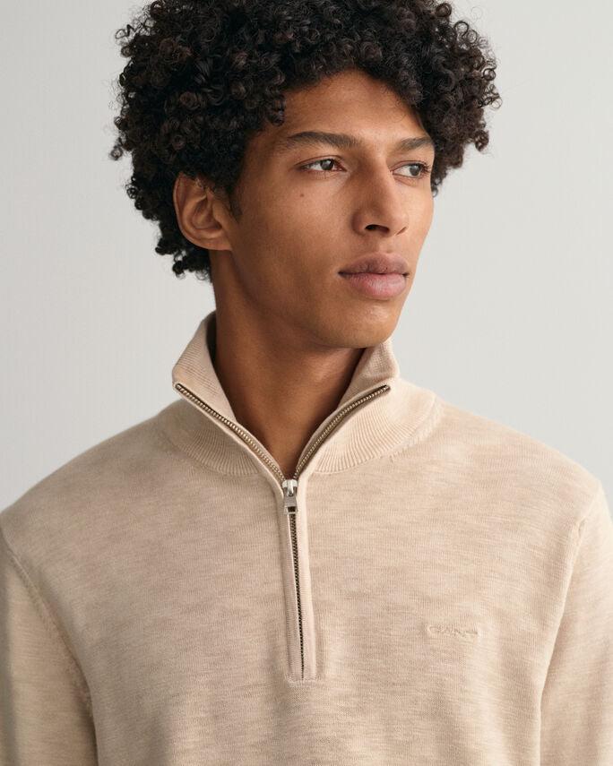 COTTON FLAMME HALFZIP-Strikk-Gant-Aandahls