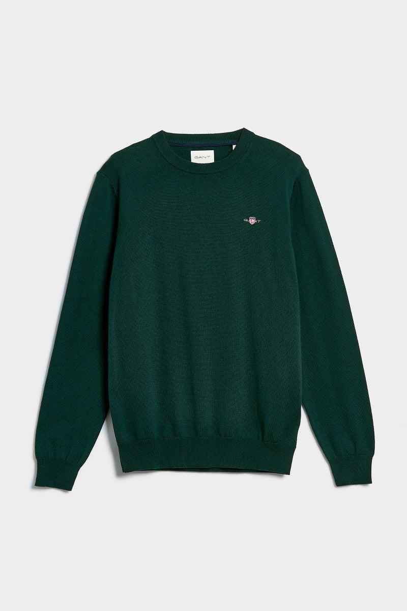 Ctn/Wo C-Neck-Strikk-Gant-Aandahls