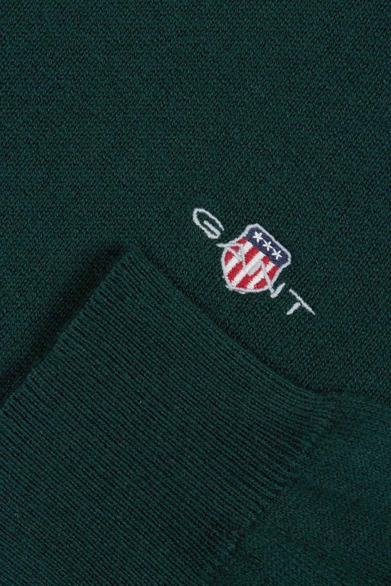 Ctn/Wo C-Neck-Strikk-Gant-Aandahls