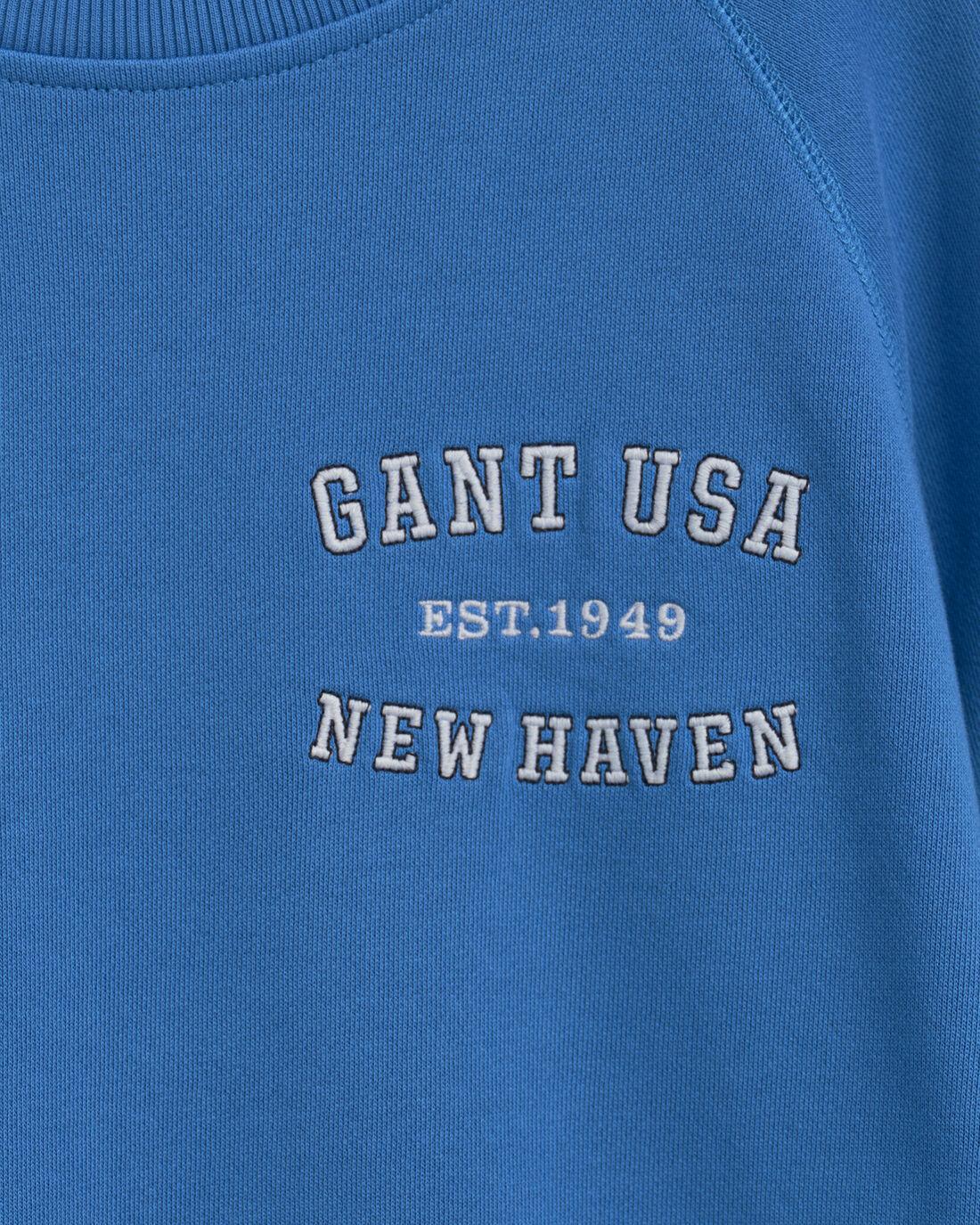 D1.gant usa c-neck sweat-T-shirt-Gant-Aandahls