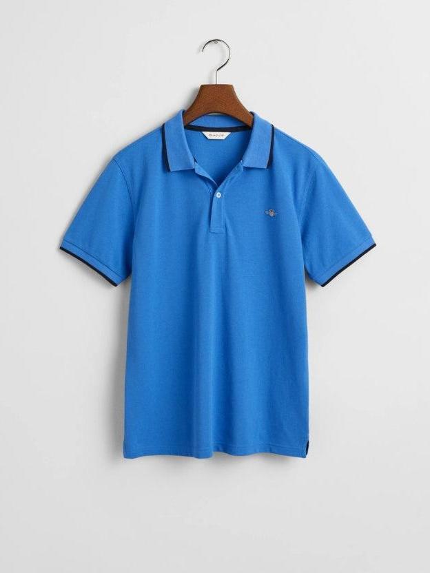 Gant Striped Polo Pique Rugg-T-shirt-Gant-Aandahls