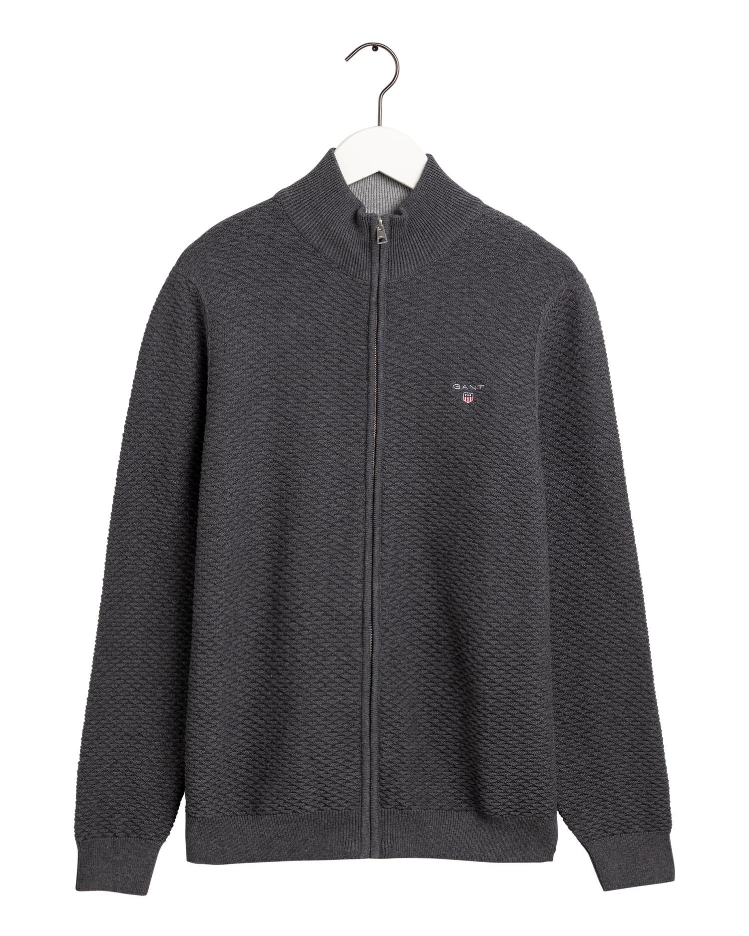Gant Triangle Full Zip-Cardigan-Gant-Aandahls