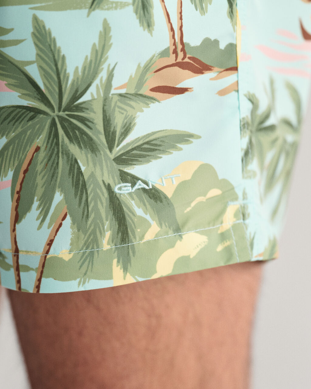 Hawaii print swim shorts-Badetøy-Gant-Aandahls