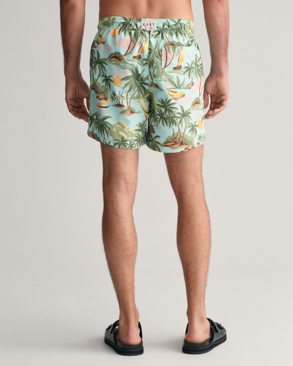 Hawaii print swim shorts-Badetøy-Gant-Aandahls