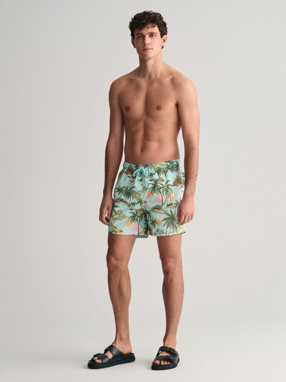 Hawaii print swim shorts-Badetøy-Gant-Aandahls