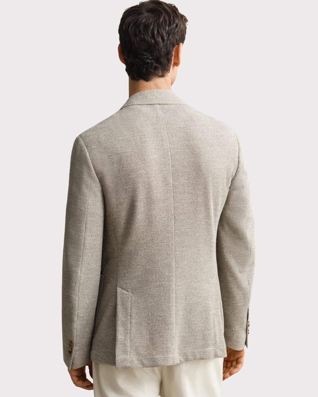 Knit Jersey Blazer-Blazer-Gant-Aandahls