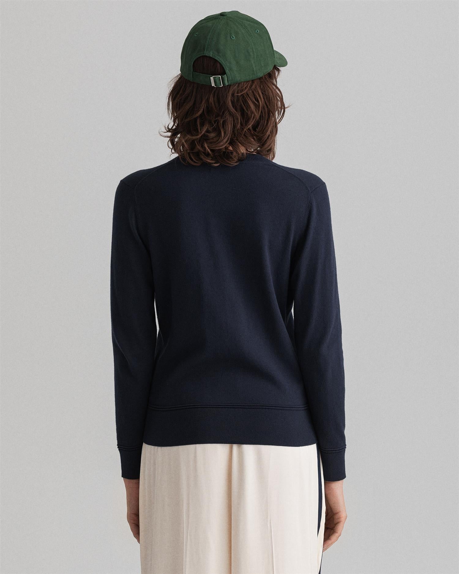 LIGHT COTTON V-CARDIGAN-Cardigan-Gant-Aandahls