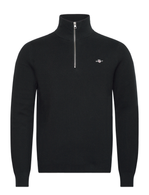 Milano Knit Cotton Half Zip-Genser-Gant-Aandahls