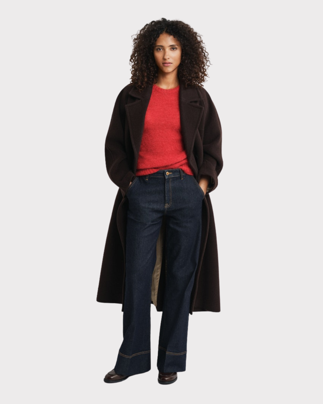 Mohair Blend Ss C-Neck-Genser-Gant-Aandahls