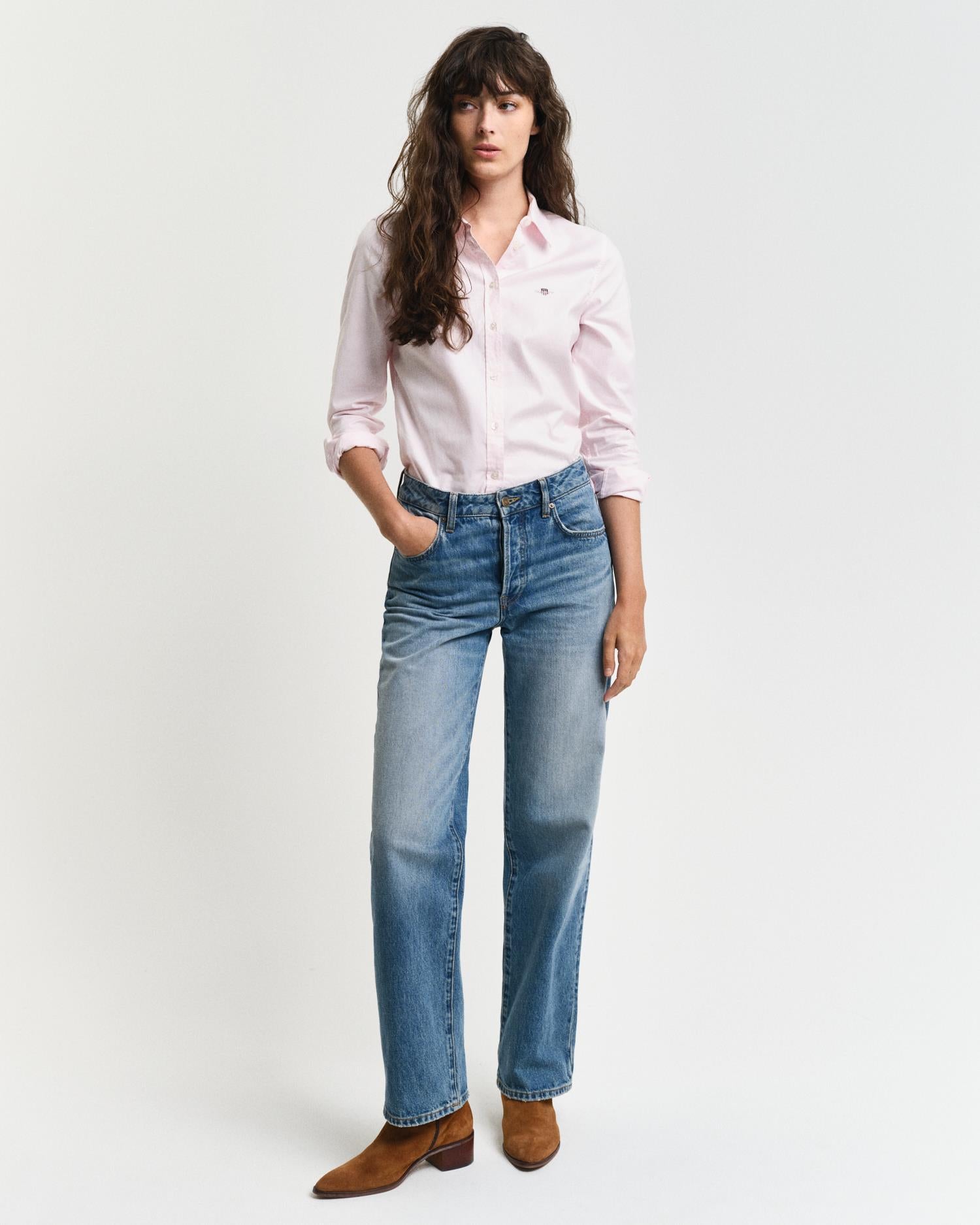 Oxfordskjorte Slim Fit-Skjorter-Gant-Aandahls