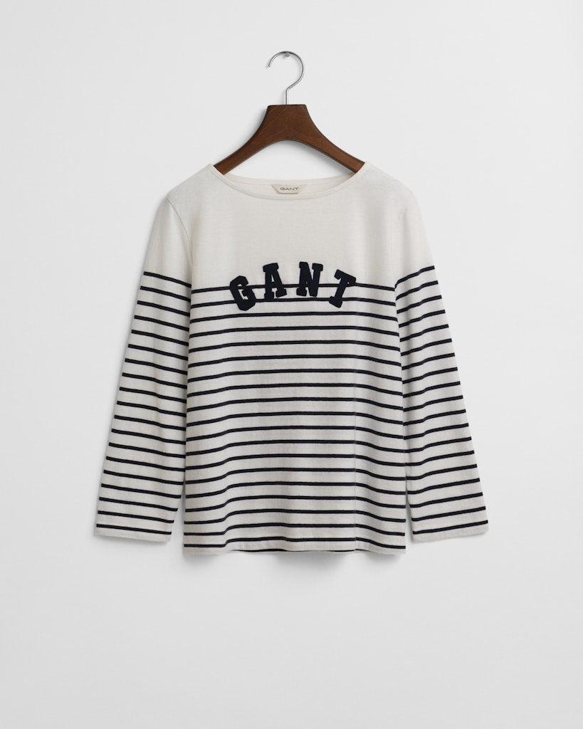 Reg Breton Boat Neck T-shirt-Genser-Gant-Aandahls