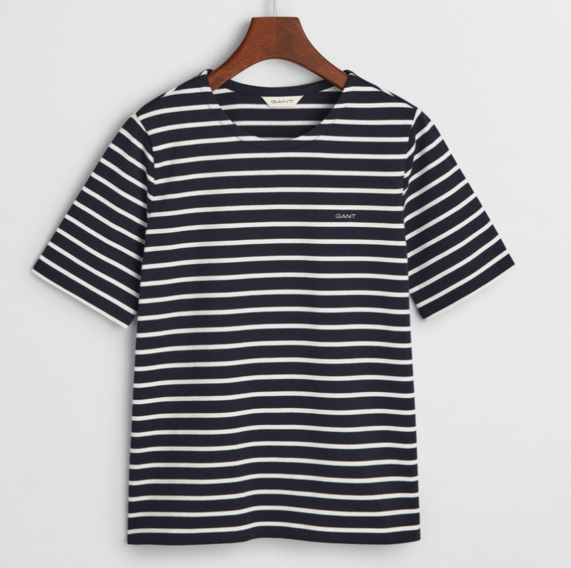 Reg Breton C-neck ss T-shirt-T-shirt-Gant-Aandahls