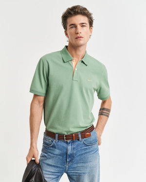 reg con pique ss-T-shirt-Gant-Aandahls