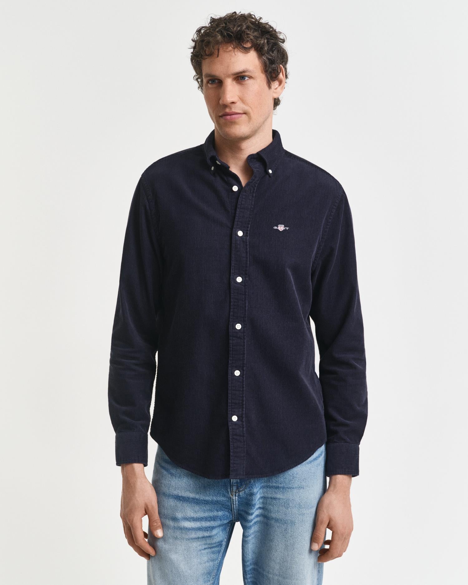 Reg Corduroy Shirt-Skjorte-Gant-Aandahls