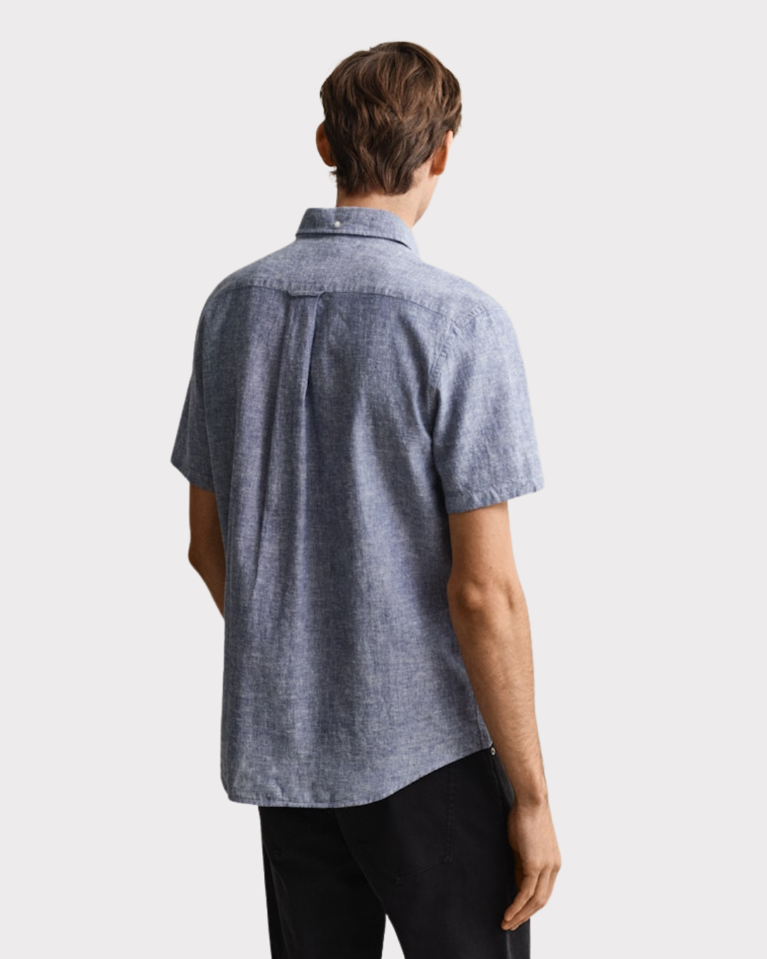 Reg Cotton Linen Ss Shirt